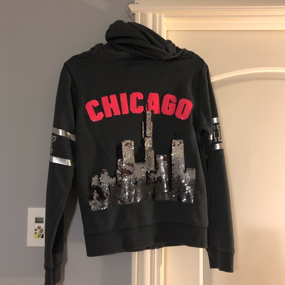 VS PINK zip up hoodie